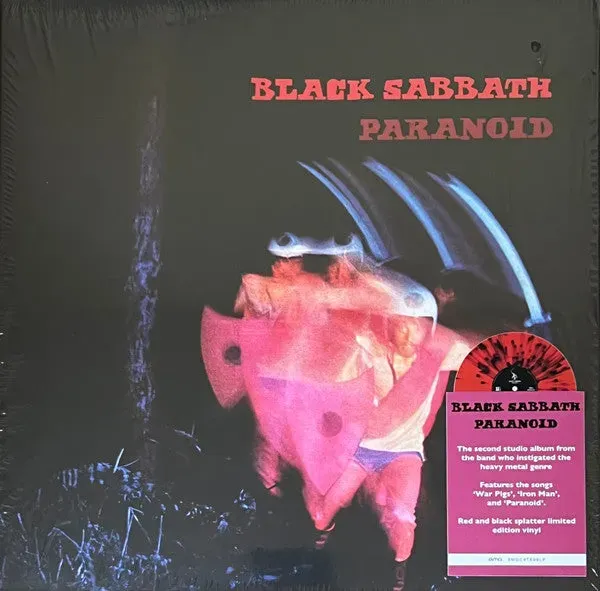 Black Sabbath Paranoid LP rosso RSD 2024 tiratura 2000