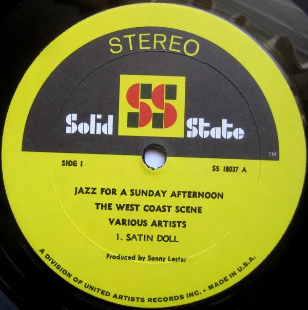 Various Jazz For A Sunday Afternoon Vol 3 LP 1968