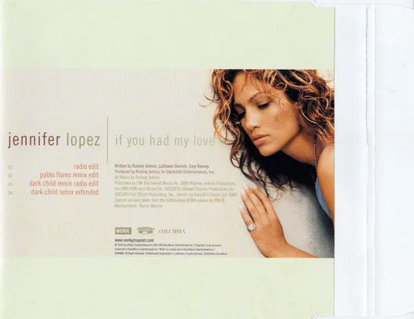 Jennifer Lopez If You Had My Love CD maxi remix