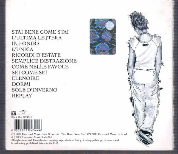 Le Mani In Fondo CD Album Digipack Edizione Limitata