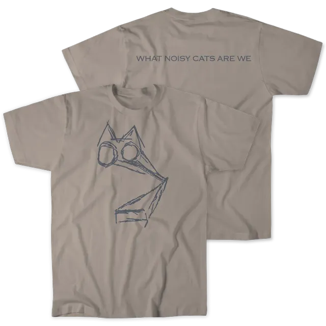 R.E.M. What Noisy Cats Are We maglietta pebble cotone