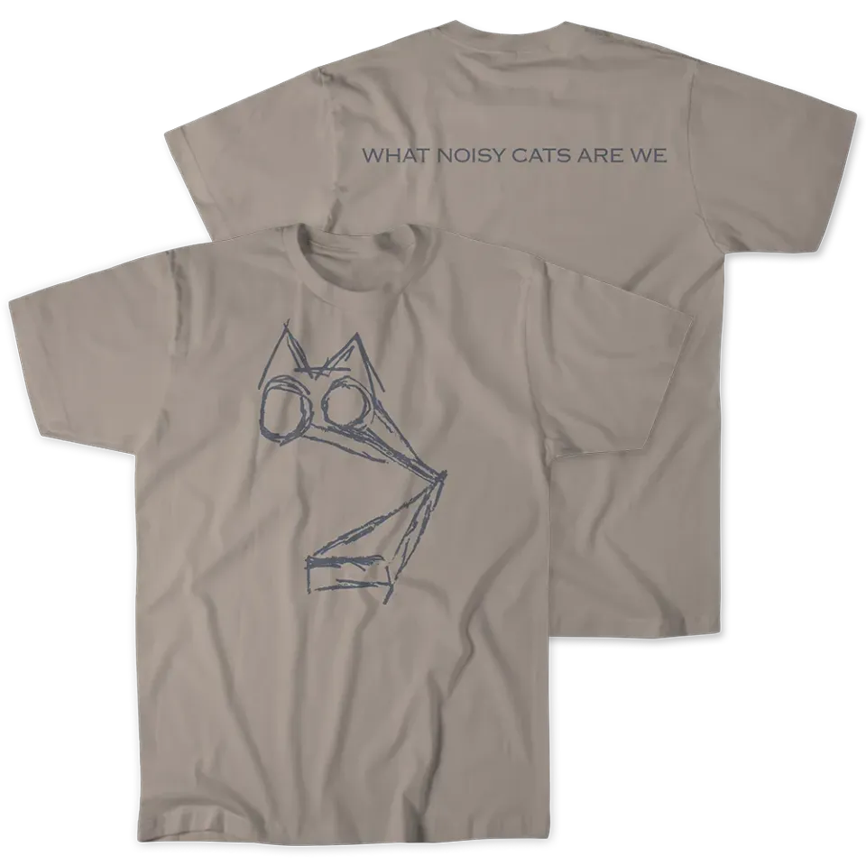 R.E.M. What Noisy Cats Are We maglietta pebble cotone