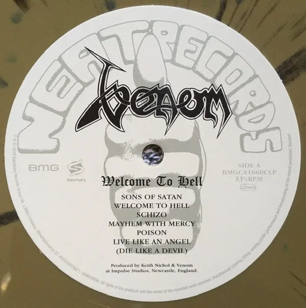 Venom Welcome To Hell vinile LP edizione limitata