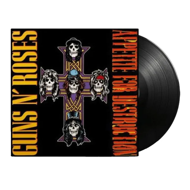 Polydor Appetite For Destruction vinile LP hard rock