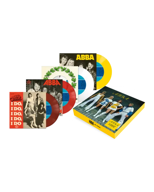 Polydor Records ABBA The Singles box vinili 7" colorati numerato