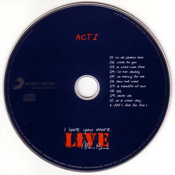 Mario Biondi Duke Orkestra I Love You More Live 2xCD usato