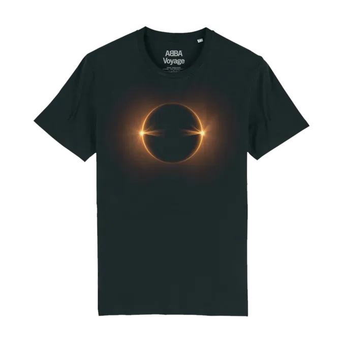 Voyage Eclipse Tee t-shirt cotone bio nera taglia M