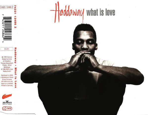 Haddaway What Is Love CD maxi 1992 eurodance