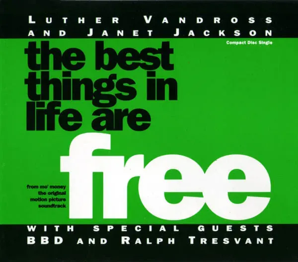 Luther Vandross Janet Jackson Best Things CD singolo VG+