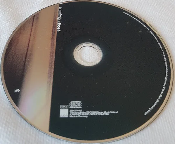 Miguel Bosé Best Of CD compilation ballad