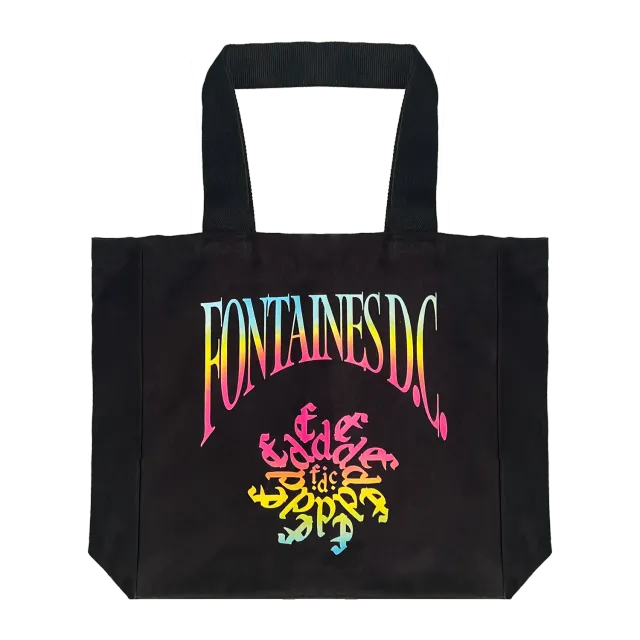 Fontaines D.C. Spiral Monogram tote bag nera edizione limitata