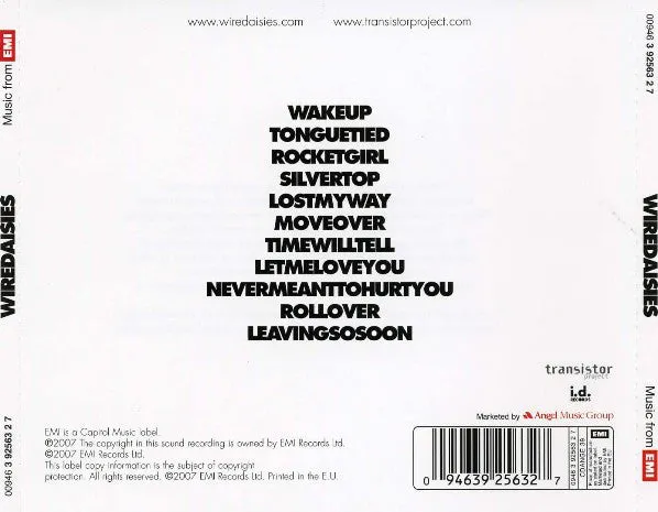 Wire Daisies Wire Daisies CD album alternative rock 2007
