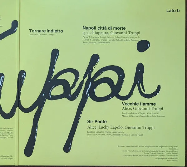 Giovanni Truppi Thrucollected Thruppi LP vinile edizione limitata