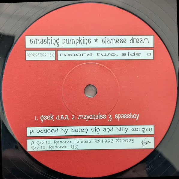 Smashing Pumpkins Siamese Dream 2LP 180g rimasterizzato Mint