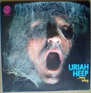 Uriah Heep Very 'Eavy Very 'Umble LP vinile apribile VG