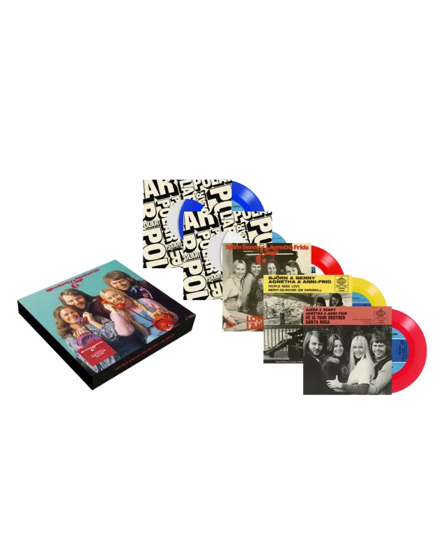ABBA Ring Ring 50th Anniversary box 5 vinili 7" colorati