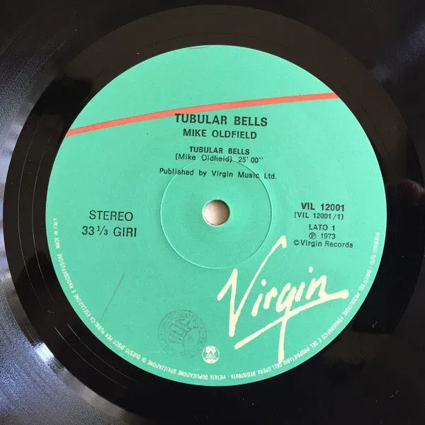 Mike Oldfield Tubular Bells LP 1979 Italia prog rock