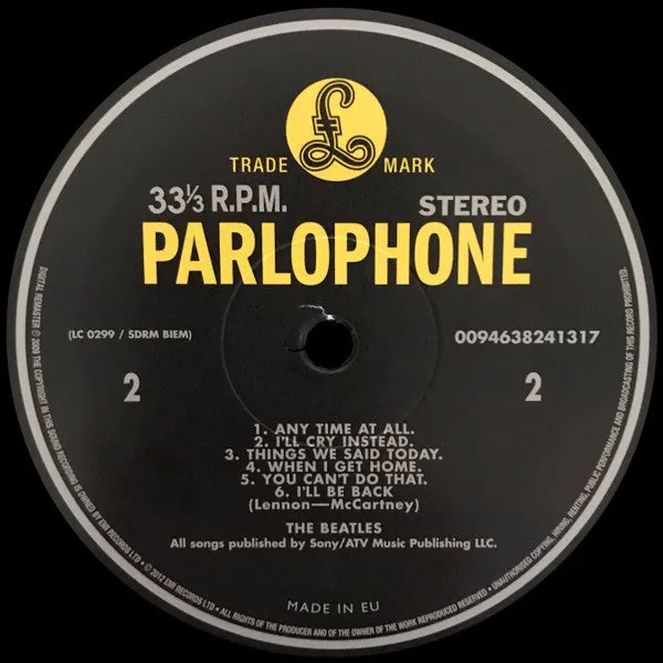 The Beatles A Hard Day's Night vinile LP 180g rimasterizzato