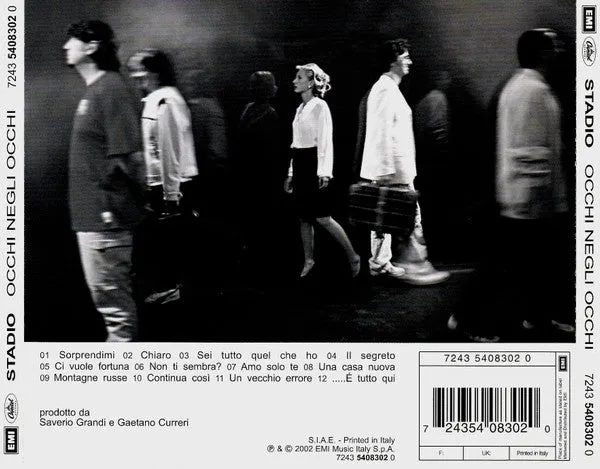 Stadio Occhi Negli Occhi CD album pop 2002