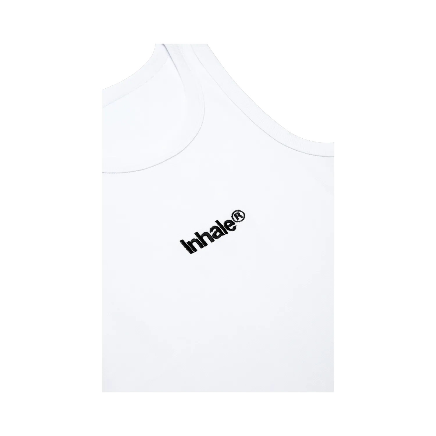 Inhaler Black Logo canotta nera cotone organico