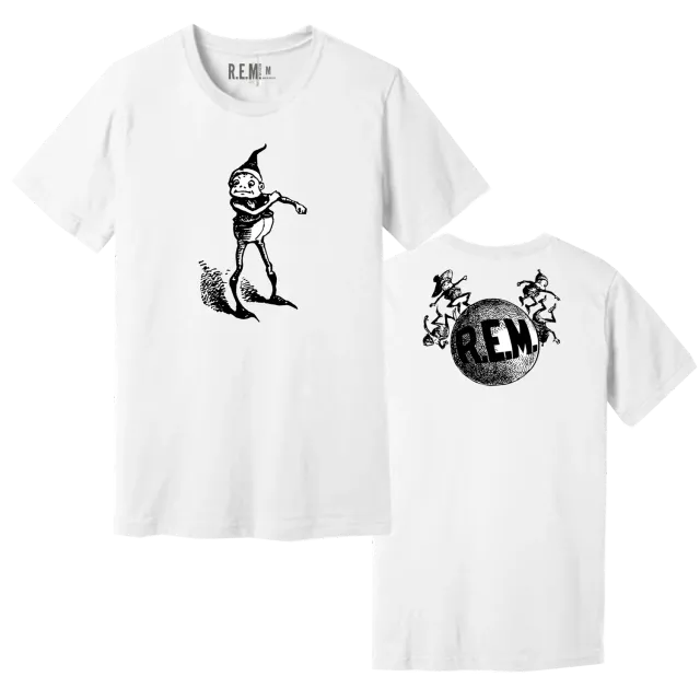 R.E.M. Elf Throwback maglietta bianca cotone