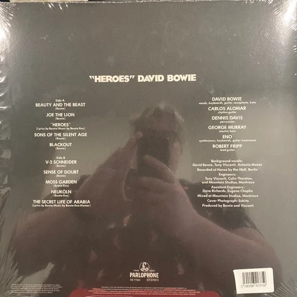 David Bowie Heroes LP verde rimaster 45° anniversario