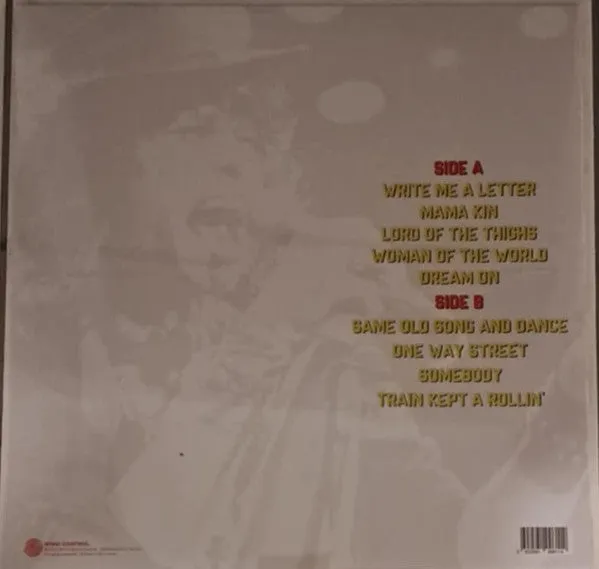 Aerosmith Losin' Touch LP live Detroit 1974 Mint