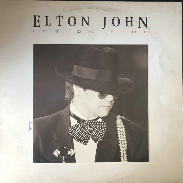 Elton John Ice On Fire LP vinile 1985