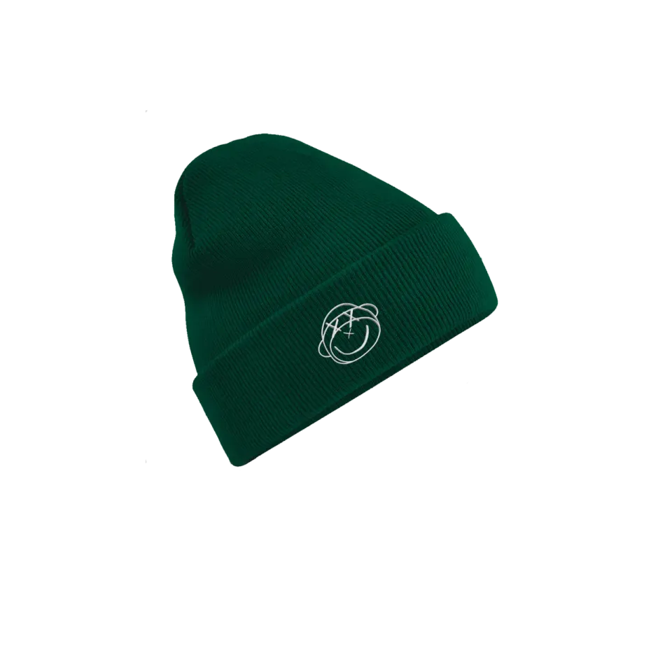 Crawlers beanie berretto nero con stampa e lyrics