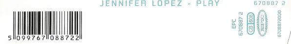 J-Lo Play CD singolo 2001 remix house