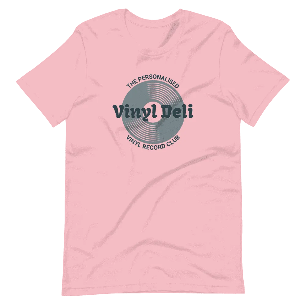Vinyl Deli Record Club T-Shirt Rosa Cotone M