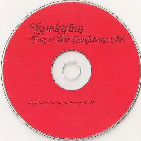 Spektrum Fun at the Gymkhana Club CD album