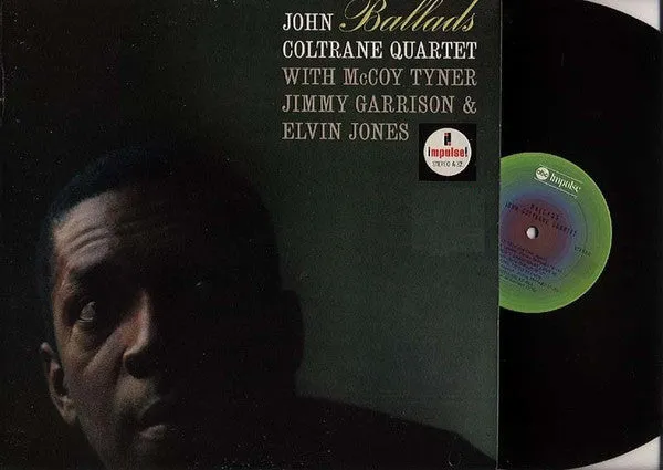 John Coltrane Quartet Ballads LP ristampa green modal