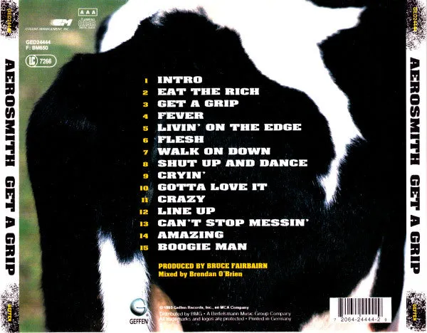 Aerosmith Get A Grip CD usato VG hard rock