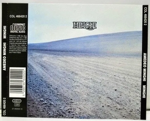 Amedeo Minghi Minghi CD usato Near Mint pop vocale