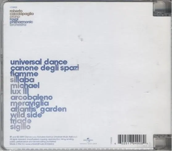 Roberto Cacciapaglia Canone Degli Spazi CD album 2009 modern classical