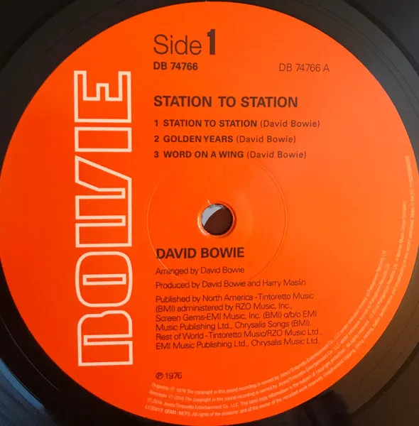David Bowie Station To Station LP vinile 180g remaster