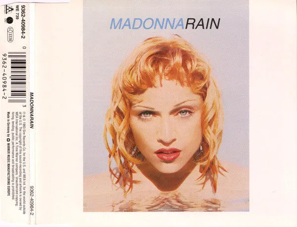Madonna Rain CD maxi singolo remix house synth pop 1993