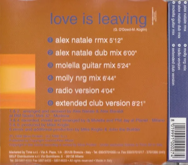 Boy George Love Is Leaving CD singolo VG+ 1996