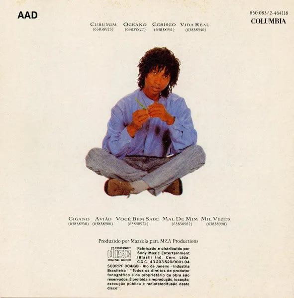 Djavan Djavan CD album MPB ristampa brasiliana