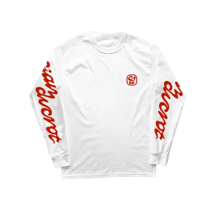 Polydor Cian Ducrot Longsleeve T-Shirt Bianca Cotone S-XXL
