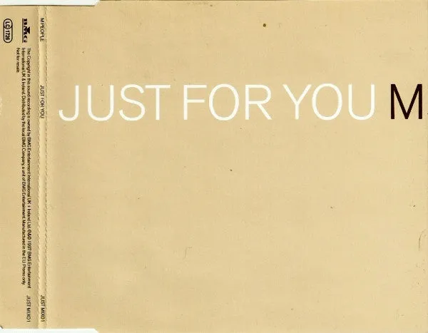 M People Just For You CD singolo promo house
