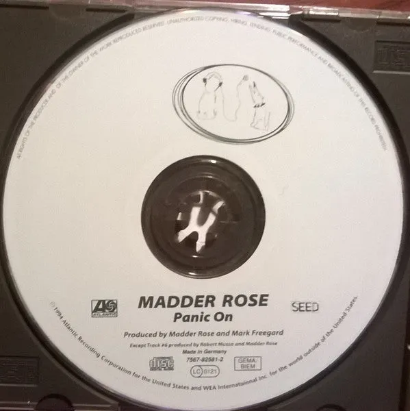 Madder Rose Panic On CD album indie rock
