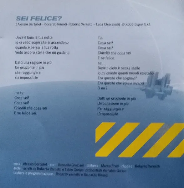 Aeroplanitaliani Sei Felice? CD album pop jazz-funk