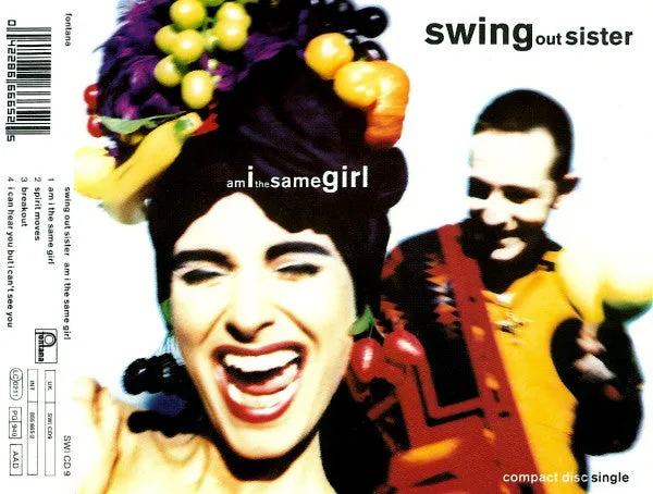 Swing Out Sister Am I The Same Girl CD single VG+