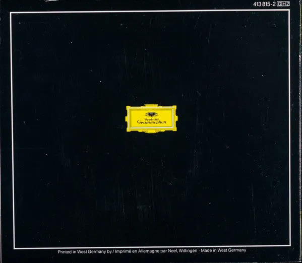 Puccini Tosca Karajan 2xCD box opera Deutsche Grammophon