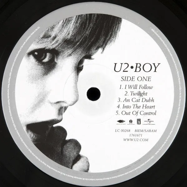 U2 Boy vinile LP ristampa 180g rimasterizzato
