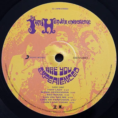Jimi Hendrix Experience Are You Experienced 2LP 180g NM