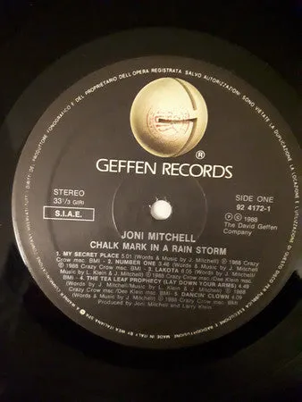 Joni Mitchell Chalk Mark LP vinile apribile pop rock