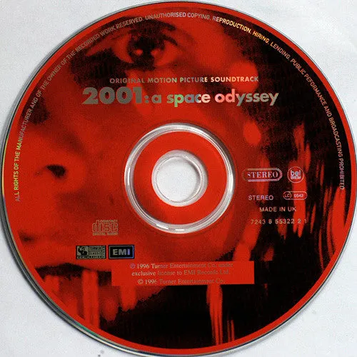 2001 Odissea nello Spazio CD colonna sonora rimasterizzata
